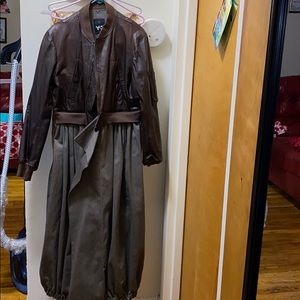 Y3 flight leather bomber butter soft leather coat